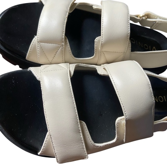 Vionic Sandals Marselle Women's Adjustable Lug Comfort Dad Cream 6 - Picture 3 of 13